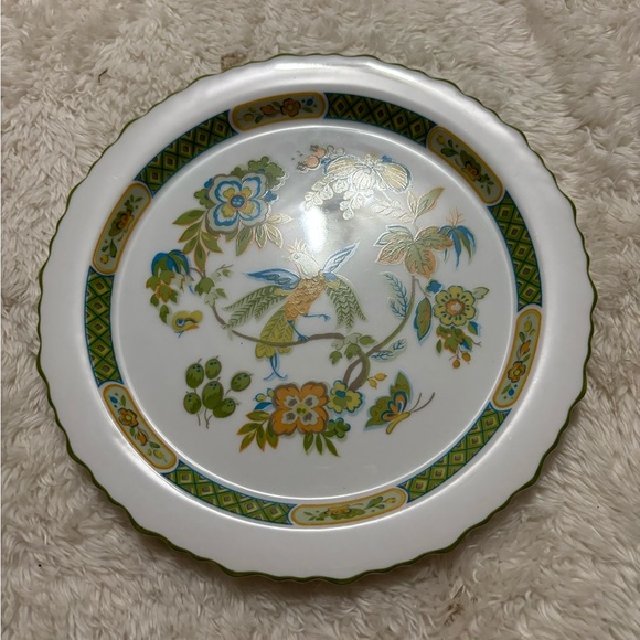 Vintage Sango One World Jade Garden Dessert Plate - Picture 1 of 3